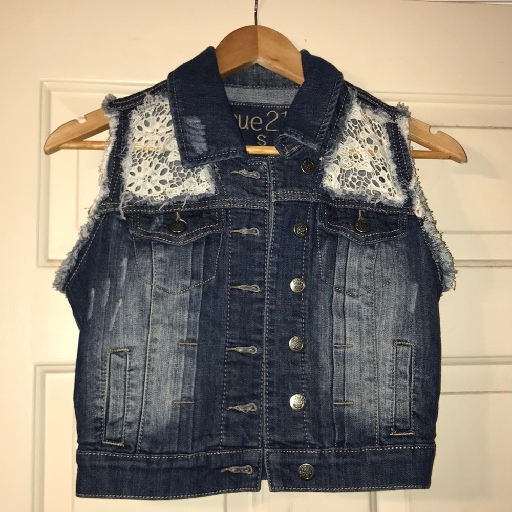 Rue21 jean lace vest